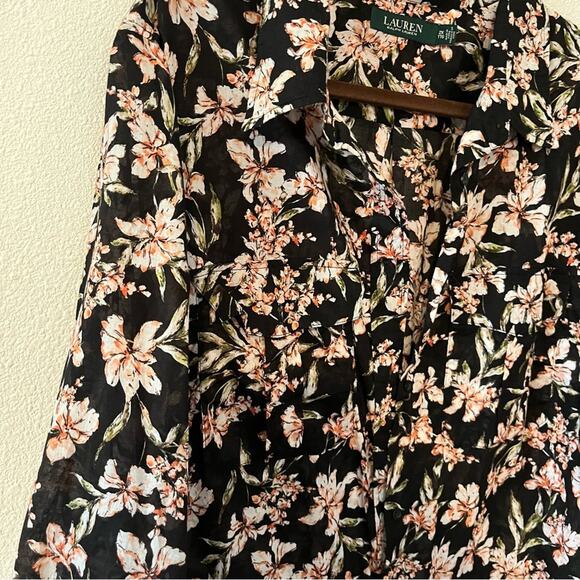 Lauren Ralph Lauren Floral Button Down Shirt - Picture 5 of 11